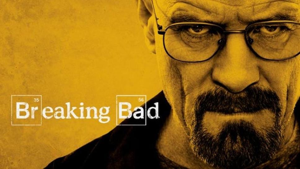 Motiv aus Breaking Bad mit Walter White in der Wüste von New Mexico