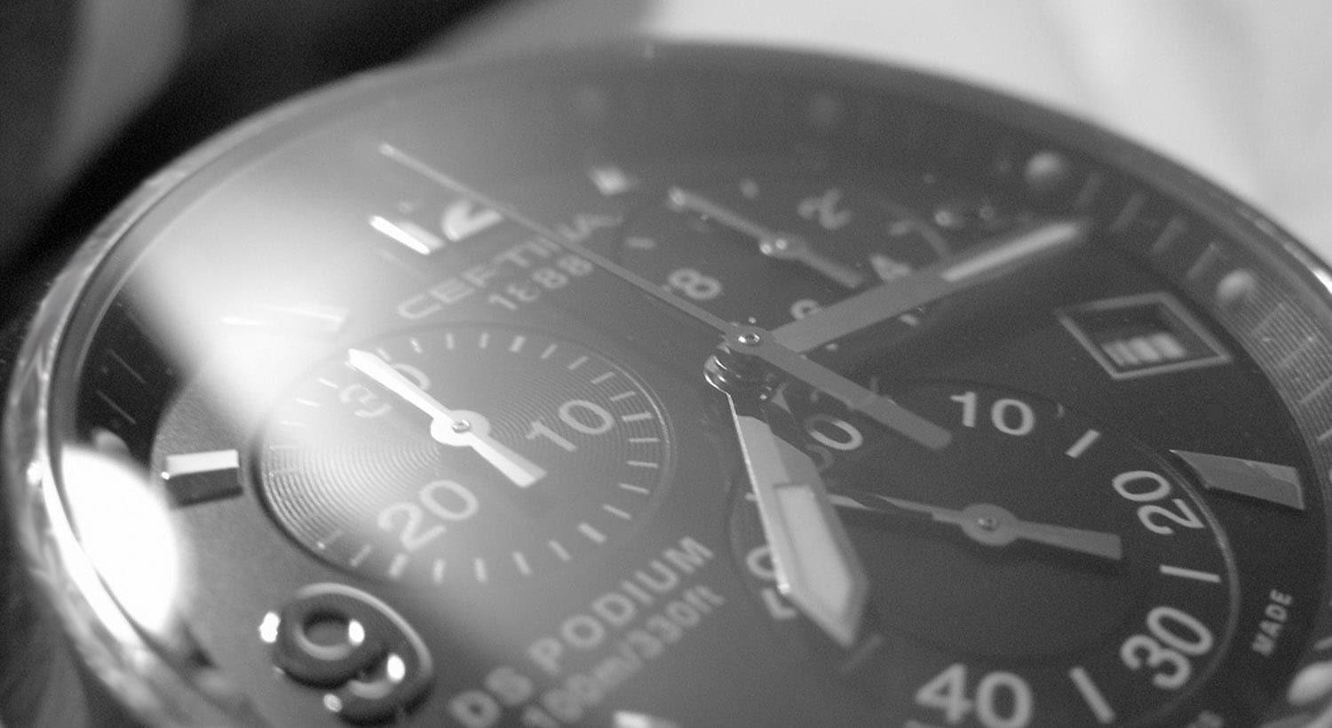 Certina DS Podium Chronograph mit blauem Zifferblatt und Edelstahlarmband