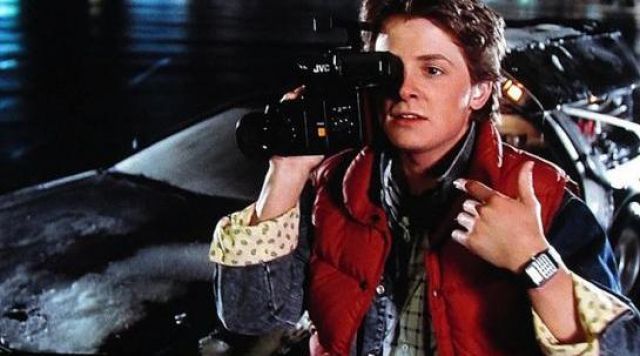 Casio Taschenrechner Uhr, getragen im Kultfilm Zurück in die Zukunft